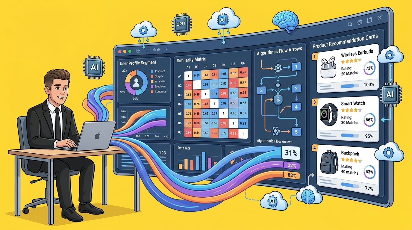 سیستم پیشنهاددهنده AI